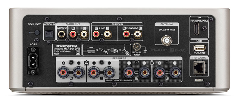 Marantz präsentiert Streaming-Verstärker MCR 60n DAB
