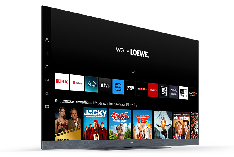 Smarter Streaming-Fernseher TV Loewe We. SEE lcd 