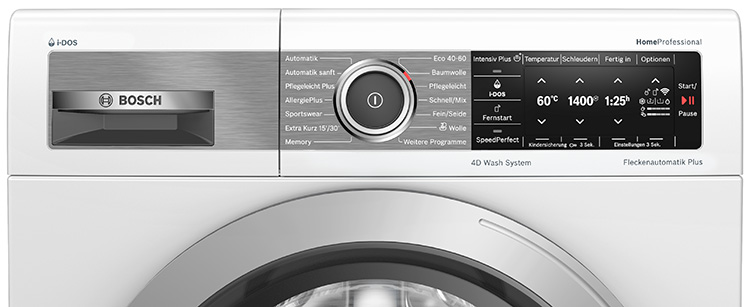 bosch-professional-waschmaschine-WAV28E43-bedienelemente