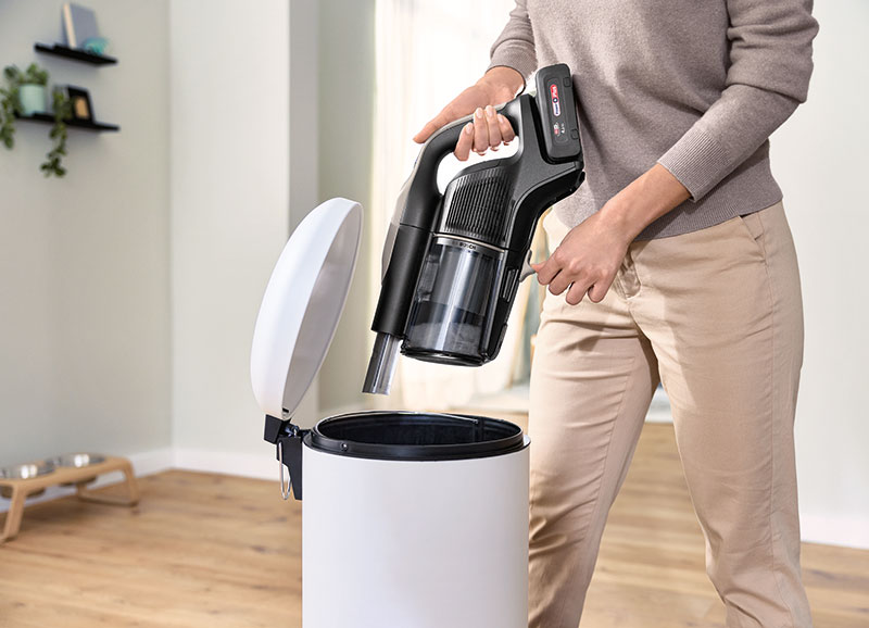 Akku-Staubsauger Unlimited 10 von Bosch mit MicroClean Technology