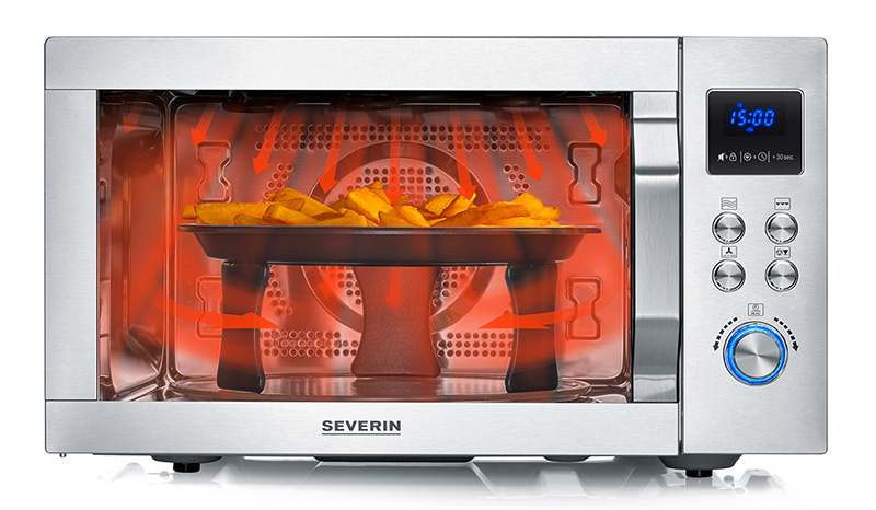 SEVERIN Crispy Wave Mikrowelle für kleine Küchen