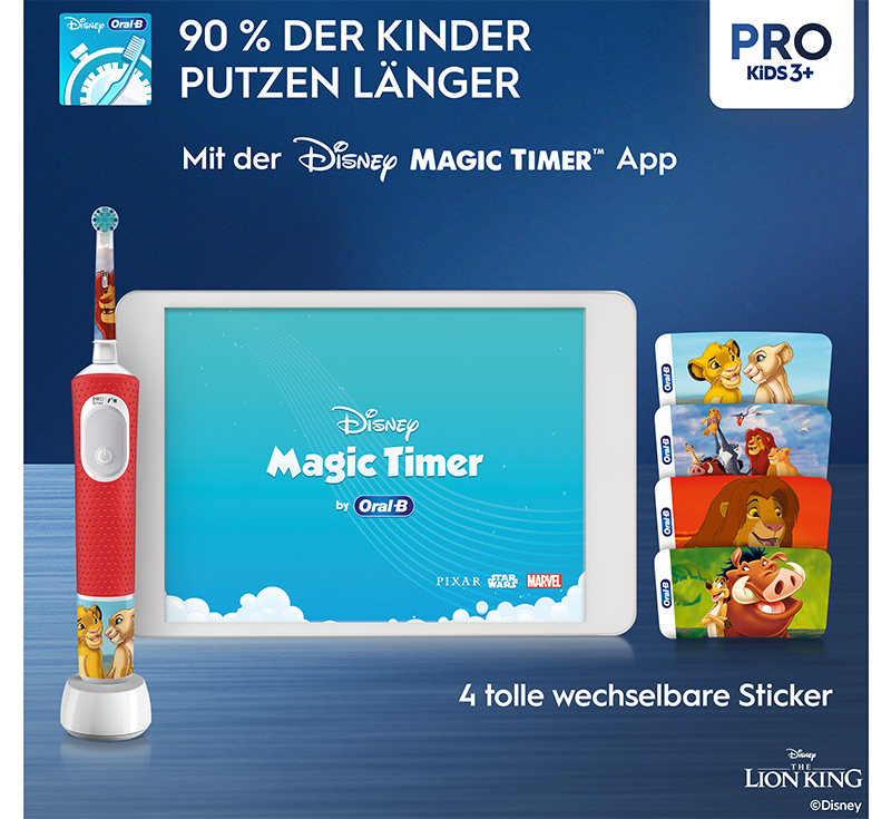 Oral-B bringt neue Kinderzahnbürste mit beliebten Disney-Motiven