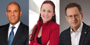 Das neue Power-Trio v.l.n.r.: Dejan Ilić, Sandra Frombeck, Martin Heller