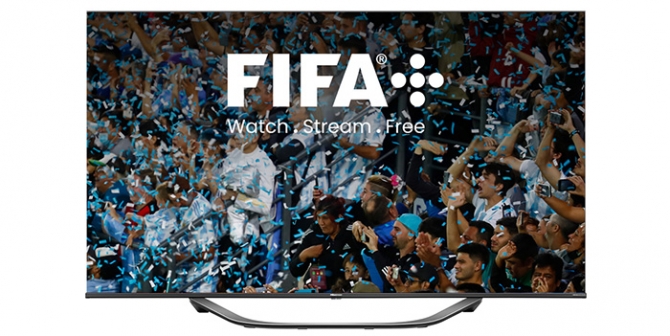 FIFA+ wird ab diesem Sommer direkt auf den VIDAA-Fernsehern von Hisense abrufbar sein