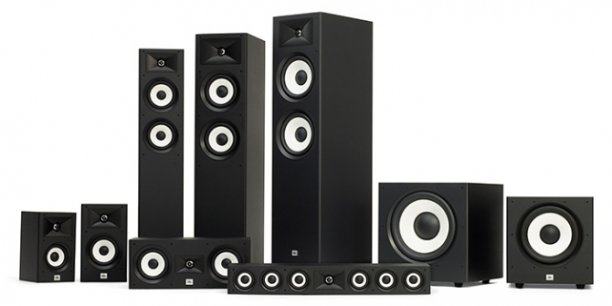 Die JBL Stage-Serie umfasst zunächst neun Lautsprechermodelle