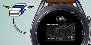 Ab sofort kann man Samsungs-Bezahldienst auch über seine Smartwatch nutzen