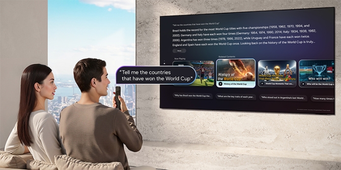 Der Fernseher wird zum Gesprächspartner