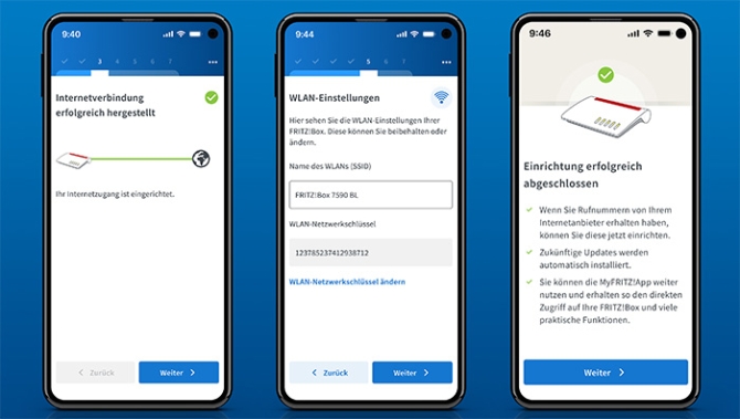 MyFRITZ!App mit neuem Einrichtungsassistenten