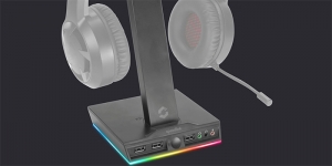 Der neue EXCELLO Illuminated Headset Stand von Speedlink sorgt für Ordnung auf dem Gaming-Tisch